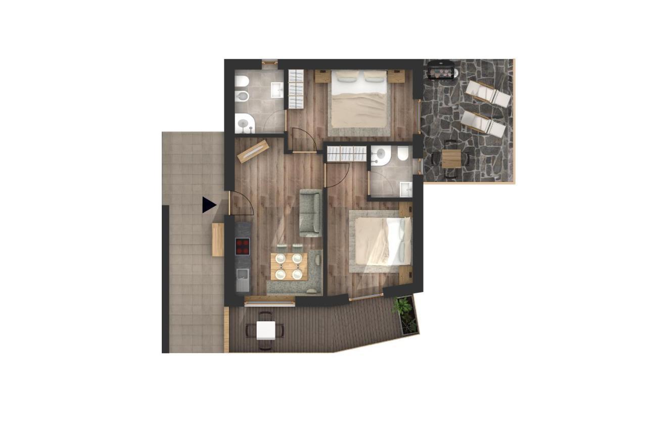 Apartments La Rives Santa Cristina Val Gardena Екстериор снимка